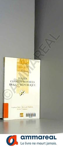 Seller image for Textes constitutionnels de la Ve Rpublique for sale by Ammareal