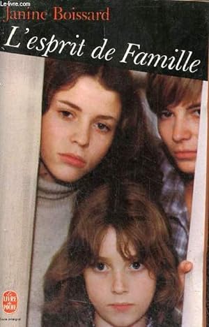 Bild des Verkufers fr L'esprit de famille - Collection le livre de poche n5260. zum Verkauf von Le-Livre