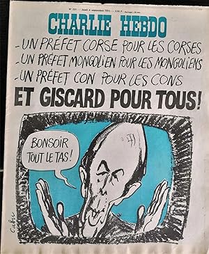 Charlie Hebdo - divers numéros : 251, 252, 253, 255, 256, 257, 259, 260, 261, 269, 270, 271, 272,...