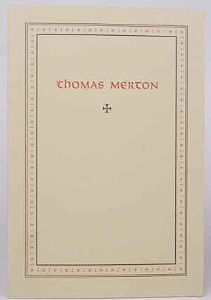 Immagine del venditore per Thomas Merton 1915 1968 Books & Letters venduto da Resource for Art and Music Books 