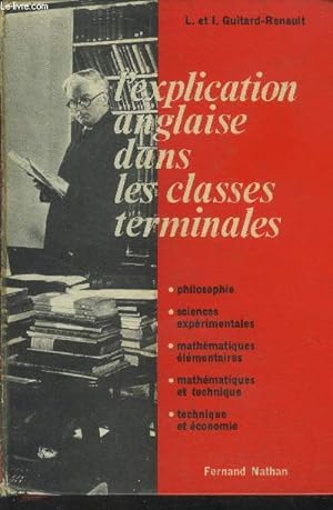 Bild des Verkufers fr L'explication anglaise dans les classes terminales zum Verkauf von Le-Livre
