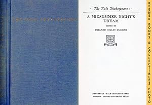 Imagen del vendedor de A Midsummer Night's Dream : The Yale Shakespeare: The Yale Shakespeare Series a la venta por Keener Books (Member IOBA)