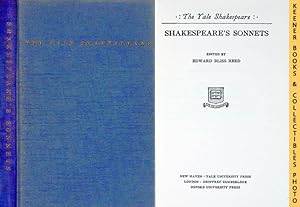 Seller image for Shakespeare's Sonnets : The Yale Shakespeare: The Yale Shakespeare Series for sale by Keener Books (Member IOBA)