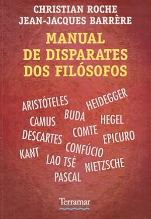 Seller image for Manual de disparates dos filsofos for sale by Librera Cajn Desastre