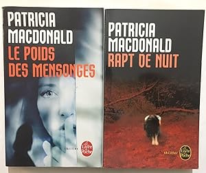 Seller image for Rapt de nuit / le poids des mensonges (lot de 2 livres) for sale by librairie philippe arnaiz