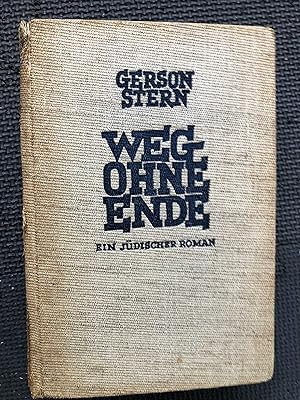 Immagine del venditore per Weg ohne Ende; Ein judischer Roman venduto da Cragsmoor Books
