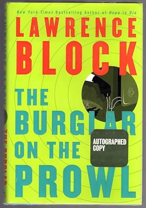 Bild des Verkufers fr The Burglar on the Prowl by Lawrence Block (First Edition) Signed zum Verkauf von Heartwood Books and Art