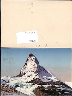 Immagine del venditore per 670950,Zermatt Le Cervin Matterhorn Switzerland venduto da Versandhandel Lehenbauer