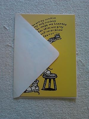 Bild des Verkufers fr Fido Dido "You are My sunshine" Greeting Card [Stationery] zum Verkauf von The Librarian's Books