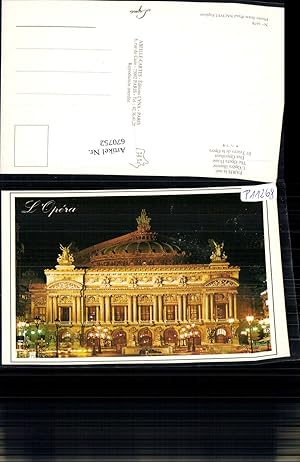 Seller image for 670752,Paris la nuit L Opera illumine Oper Opernhaus b. Nacht France for sale by Versandhandel Lehenbauer