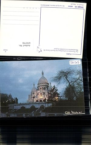 Seller image for 670770,Paris La Terrasse et la basilique de Sacre Coeur de Montmartre b. Nacht France for sale by Versandhandel Lehenbauer