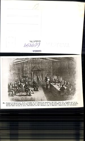 Image du vendeur pour 669959,Knstler Ak Riva Palaejos Proceso de Maximilano Prozess 1867 Spain Adel mis en vente par Versandhandel Lehenbauer