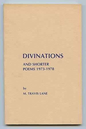 Imagen del vendedor de Divinations and Shorter Poems 1973-1978 a la venta por Attic Books (ABAC, ILAB)