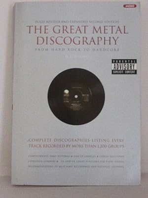 Immagine del venditore per The Great Metal Discography: From Hard Rock to Hardcore Second Edition venduto da Idle Booksellers PBFA