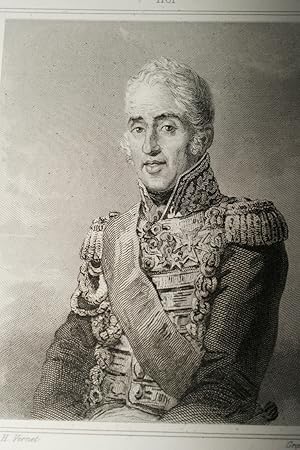 Image du vendeur pour CHARLES X VERNET COLIN PORTRAIT GRAVURE 1838 VERSAILLES R3735 mis en vente par Librairie RAIMOND