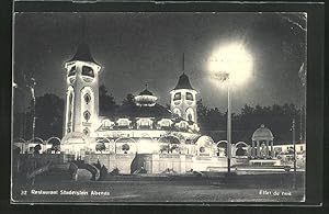 Bild des Verkufers fr Ansichtskarte Bern, Schweizerische Landesausstellung 1914, Restaurant Studerstein abends zum Verkauf von Bartko-Reher