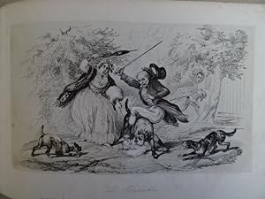 Le Chapitre des Accidents. Bruxelles, La Société Belge, ca. 1845. 3 Blätter, 99 Seiten. Mit 1 Hol...