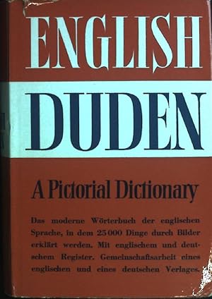 Imagen del vendedor de The English Duden. A Pictorial Dictionary with English and German Indexes a la venta por books4less (Versandantiquariat Petra Gros GmbH & Co. KG)