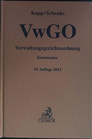 Seller image for Verwaltungsgerichtsordnung : Kommentar. for sale by books4less (Versandantiquariat Petra Gros GmbH & Co. KG)