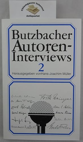 Bild des Verkufers fr Butzbacher Autoren-Interviews 2 . zum Verkauf von Chiemgauer Internet Antiquariat GbR
