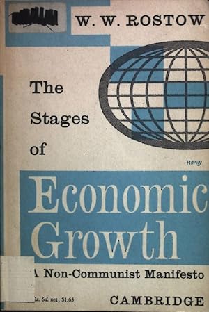 Bild des Verkufers fr The Stages of Economic Growth: A Non-Communist Manifesto. zum Verkauf von books4less (Versandantiquariat Petra Gros GmbH & Co. KG)