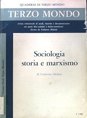 Bild des Verkufers fr Sociologia storia e marxismo; Terzo Mondo; 12; zum Verkauf von books4less (Versandantiquariat Petra Gros GmbH & Co. KG)