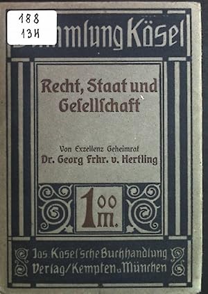 Bild des Verkufers fr Recht, Staat und Gesellschaft zum Verkauf von books4less (Versandantiquariat Petra Gros GmbH & Co. KG)