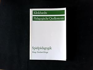 Seller image for Spielpdagogik. Neuere Beitrge zur Spielforschung und Spielerziehung. for sale by Antiquariat Bookfarm