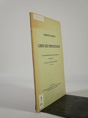 Bild des Verkufers fr Liber sex principiorum. zum Verkauf von Antiquariat Bookfarm
