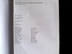 Bild des Verkufers fr Journal of Advanced Nursing, Volume 31, 2000. zum Verkauf von Antiquariat Bookfarm