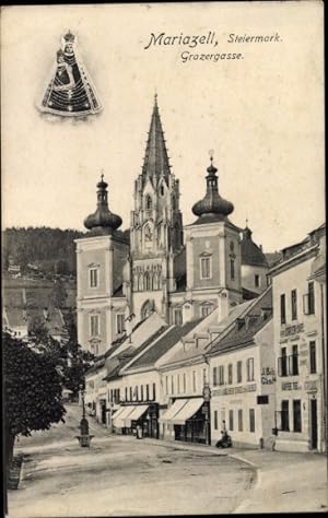 Ansichtskarte / Postkarte Mariazell Steiermark, Grazergasse