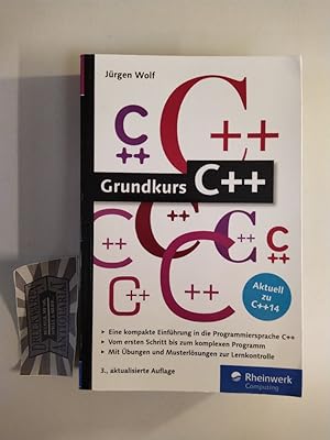 Bild des Verkufers fr Grundkurs C++. zum Verkauf von Druckwaren Antiquariat
