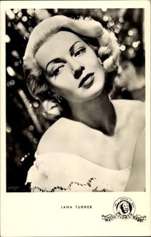 Bild des Verkufers fr Ansichtskarte / Postkarte Schauspielerin Lana Turner, Portrait zum Verkauf von akpool GmbH