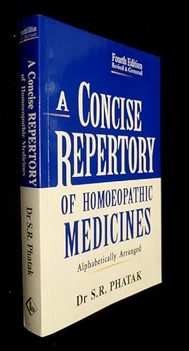 Immagine del venditore per A Concise Repertory of Homoeopathic Medicines. Alphabetically Arranged venduto da Abraxas-libris
