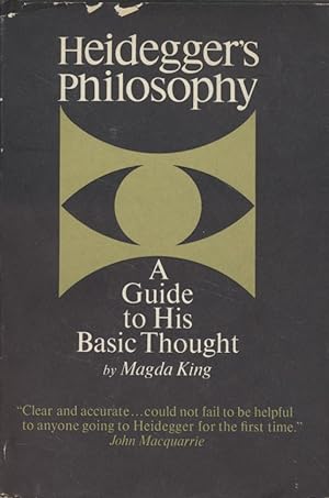 Seller image for Heidegger's Philosophy: A Guide to his Basic Thought. for sale by Fundus-Online GbR Borkert Schwarz Zerfa