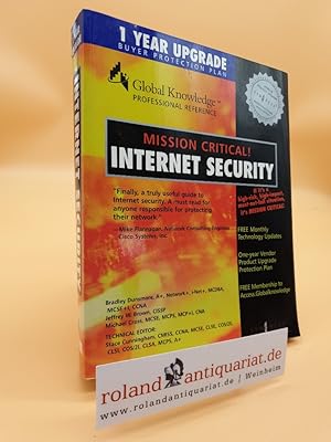 Bild des Verkufers fr Internet Security (Mission Critical Series) zum Verkauf von Roland Antiquariat UG haftungsbeschrnkt