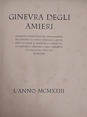 GINEVRA DEGLI AMIERI