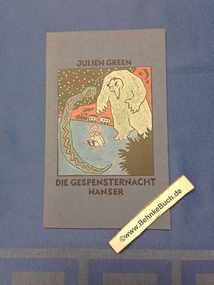 Seller image for Die Gespensternacht. Aus d. Franz. von Helmut Kossodo. Mit Bildern von Rotraut Susanne Berner for sale by Antiquariat BehnkeBuch