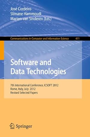 Seller image for Software and Data Technologies for sale by Rheinberg-Buch Andreas Meier eK