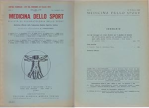 Imagen del vendedor de Medicina dello Sport N.3 Marzo 1962 a la venta por libreria biblos