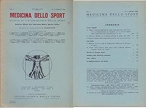 Imagen del vendedor de Medicina dello Sport N. 2 Febbraio 1962 a la venta por libreria biblos