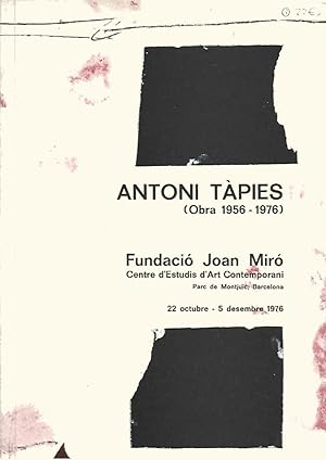 Seller image for ANTONI TPIES (OBRA 1956-1976) for sale by LLIBRERIA TECNICA