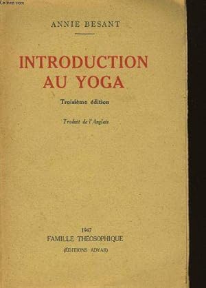 Imagen del vendedor de Introduction au yoga a la venta por JLG_livres anciens et modernes