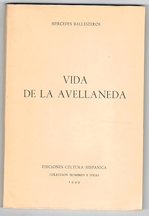 Bild des Verkufers fr Vida de la Avellaneda zum Verkauf von Librera Dilogo