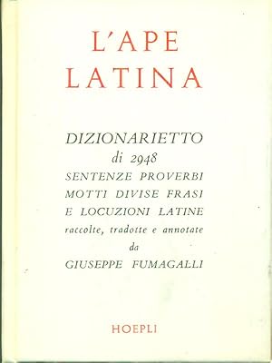 Seller image for L'ape latina for sale by Miliardi di Parole