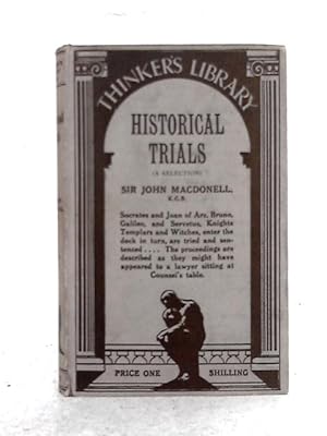 Image du vendeur pour Historical Trials mis en vente par World of Rare Books