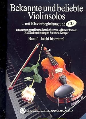 Bild des Verkufers fr Bekannte und beliebte Violinsolos / Bekannte und beliebte Violinsolos, Band 1 mit CD zum Verkauf von moluna