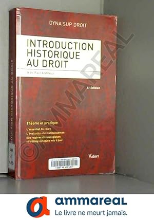 Imagen del vendedor de Introduction historique au droit a la venta por Ammareal