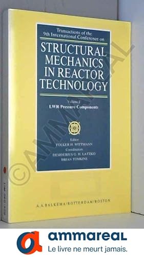 Image du vendeur pour Structural Mechanics in Reactor Technology: Lwr Pressure Components mis en vente par Ammareal