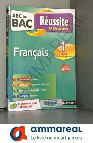 Image du vendeur pour ABC du BAC Russite Franais 1ere Technologique mis en vente par Ammareal